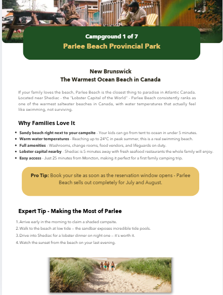 GNC Family Camping Guide Cover